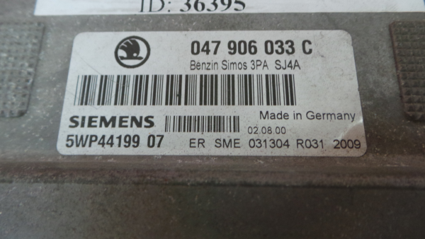 Centralina motor / ECU SKODA Fabia I Hatchback (6Y2) Imagem-2