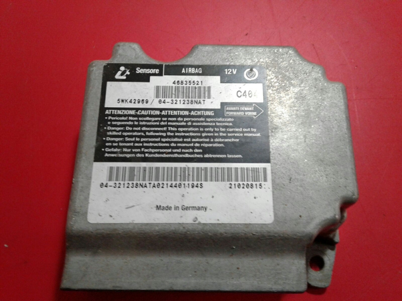 Calculateur  airbag FIAT Stilo (192_)