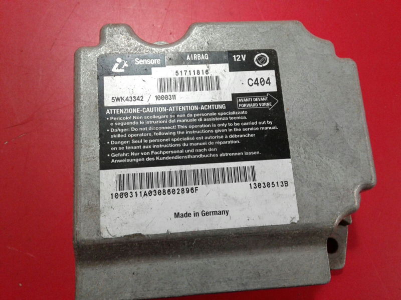 Calculateur  airbag FIAT Stilo (192_)
