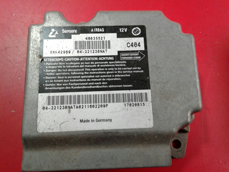 Calculateur  airbag FIAT Stilo (192_)