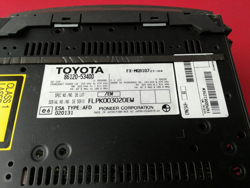 Rádio / auto-rádio LEXUS IS II (GSE2_, ALE2_, USE2_) Imagem-2