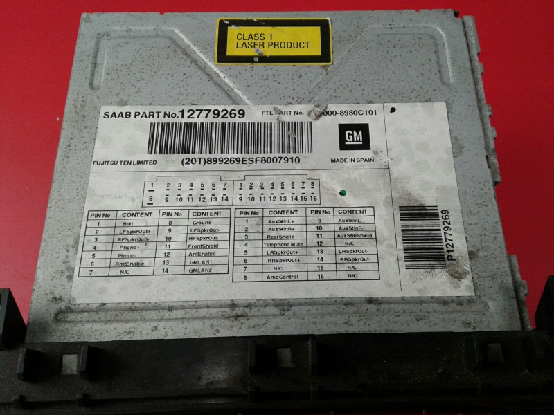 Autoradio SAAB 9-3 Sedan (YS3F) Imagem-2
