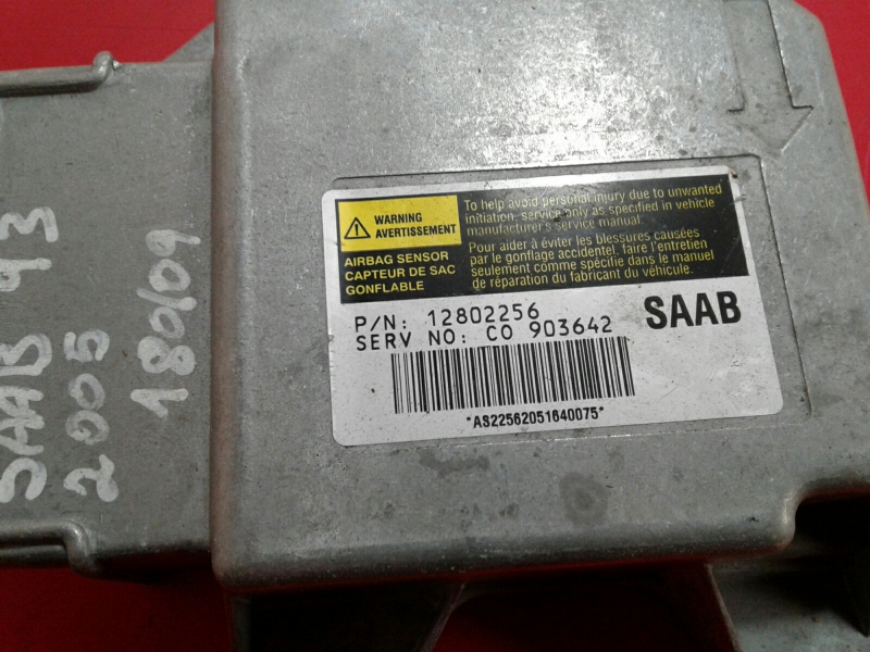 Calculateur  airbag SAAB 9-3 Sedan (YS3F) Imagem-1