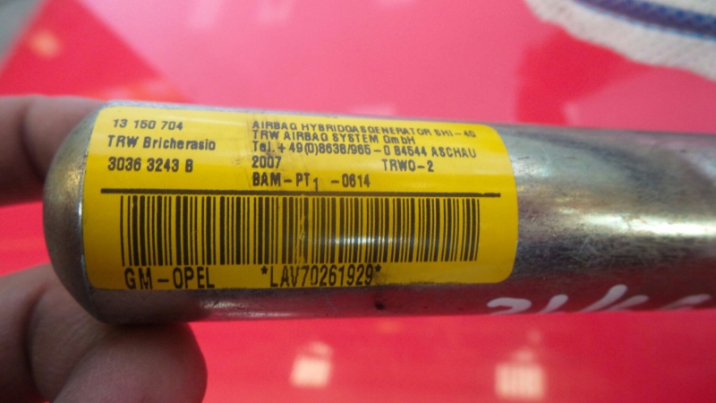 Airbag cortina esquerdo OPEL Corsa D Imagem-3