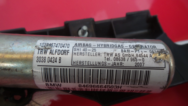 Airbag cortina esquerdo BMW 3 (E90) Imagem-4
