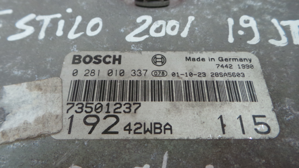 Centralina motore / ECU FIAT Stilo (192_) Imagem-2