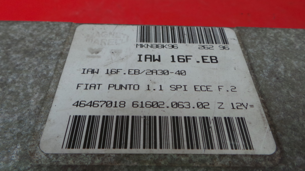 Centralina motore / ECU FIAT Punto (176_) Imagem-2