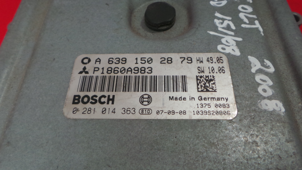 Calculateur /  Unité de contrôle moteur MITSUBISHI Colt VI (Z3_A, Z2_A) Imagem-2