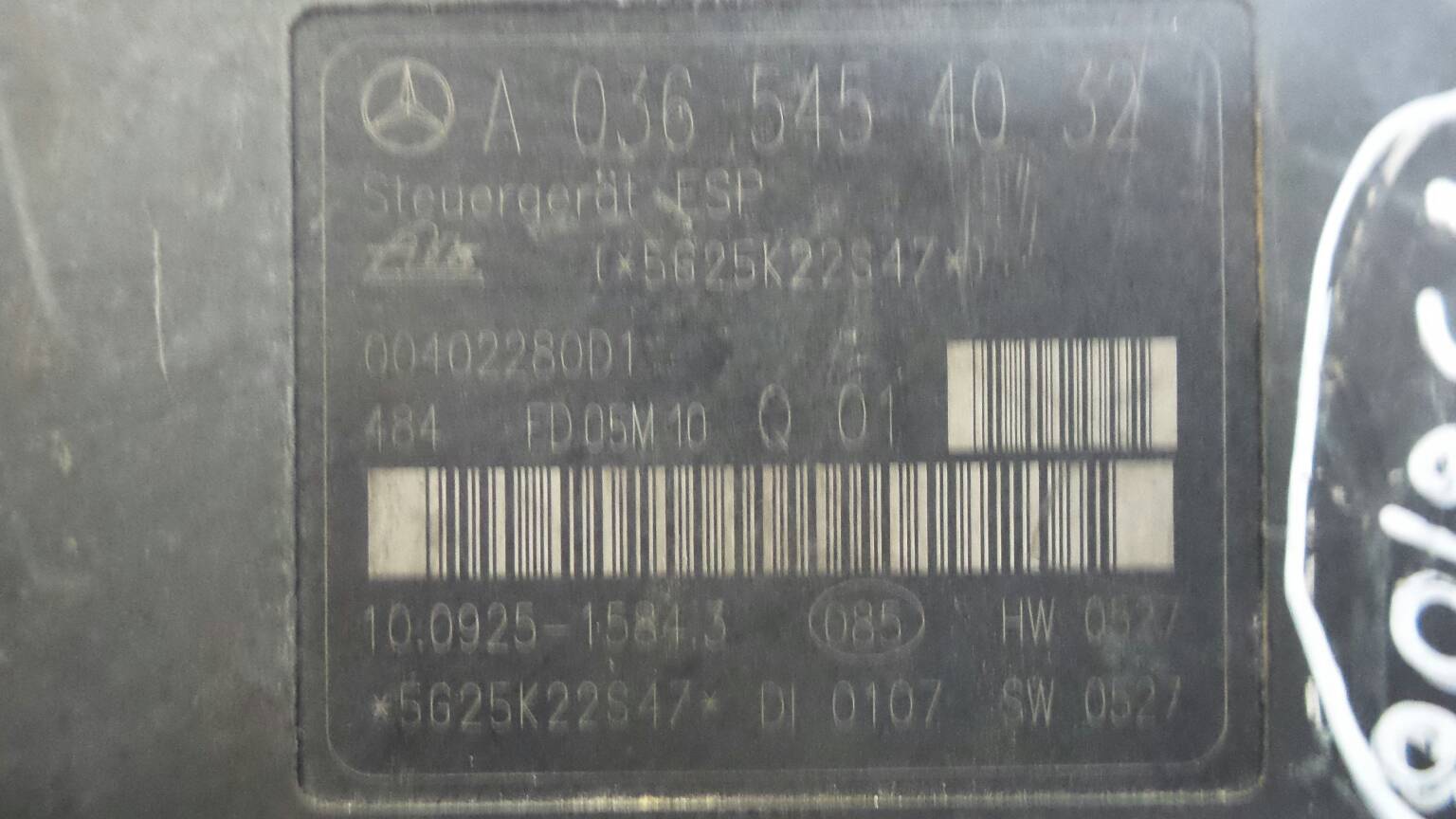 ABS MERCEDES-BENZ Classe C Coupé (CL203) Imagem-3