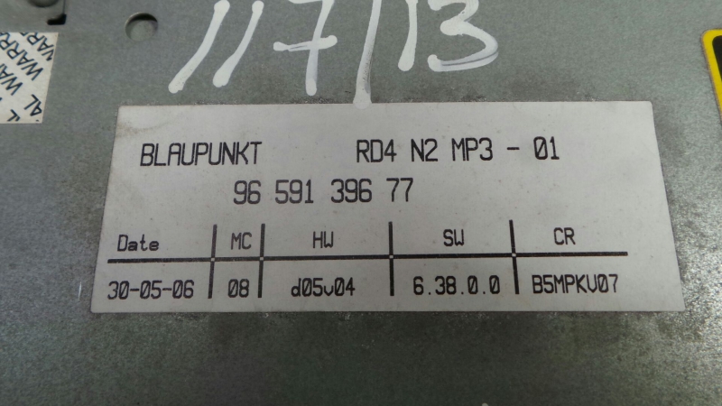 Radio / autorradio CITROËN C4 Coupé (LA_) Imagem-4