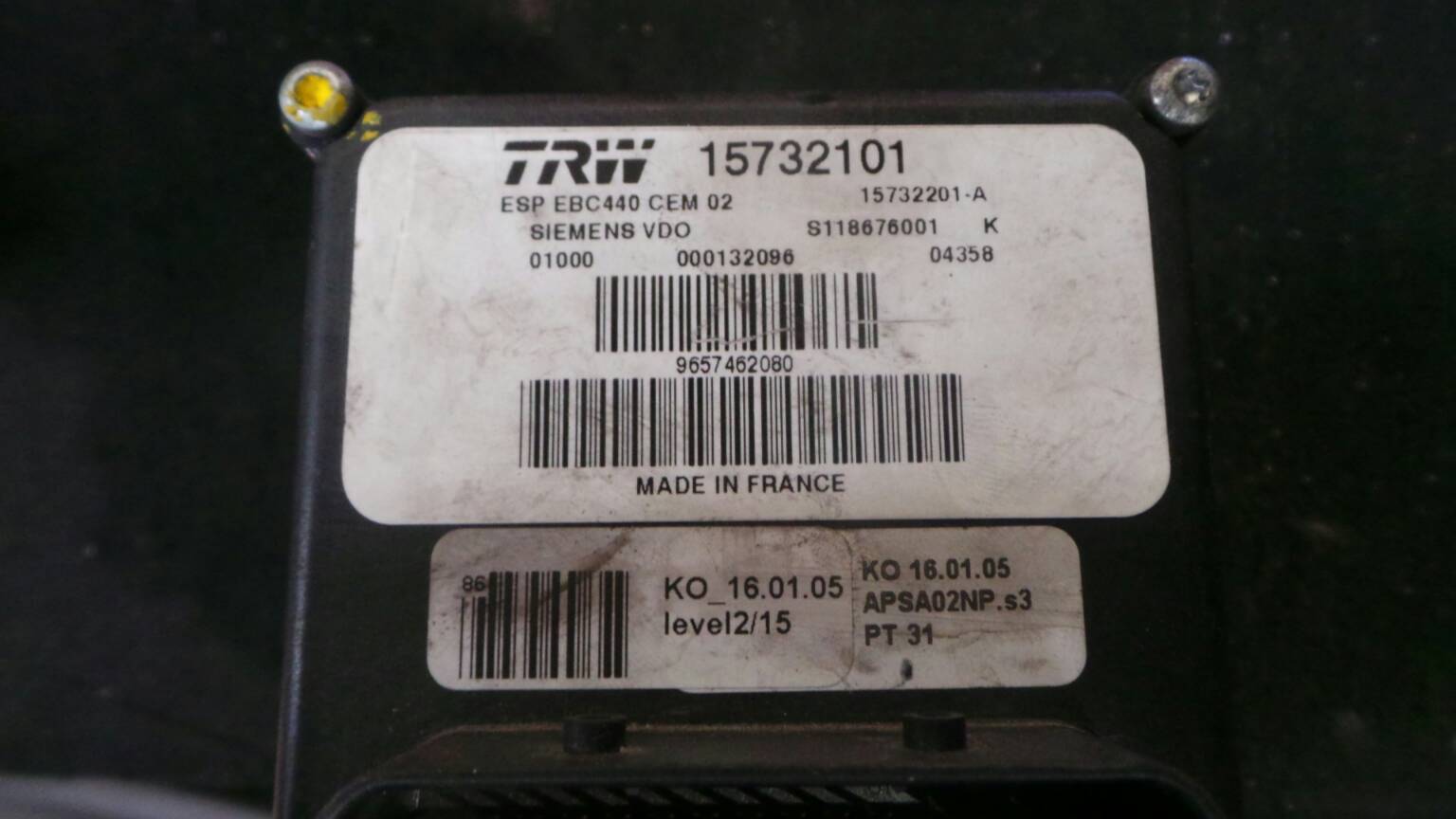 ABS PEUGEOT 407 (6D_) Imagem-2