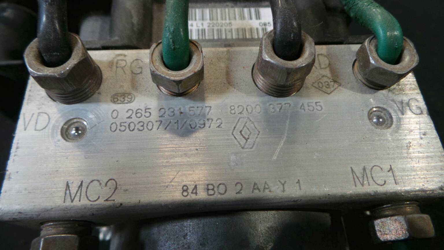 ABS RENAULT Megane II (BM0/1_, CM0/1_) Imagem-2