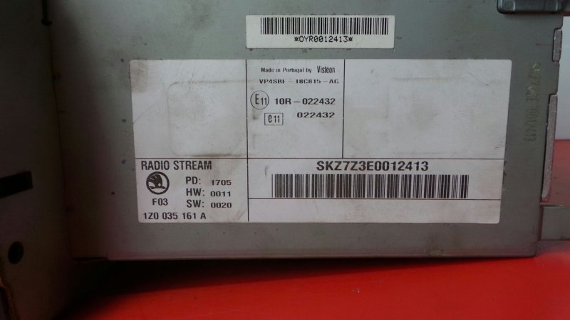 Rádio / auto-rádio SKODA Octavia II Hatchback (1Z3) Imagem-4