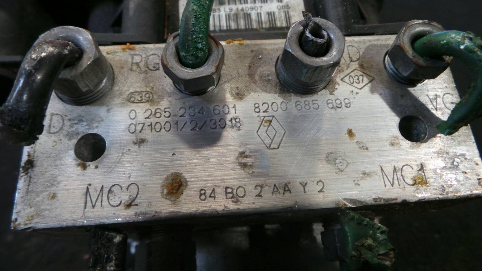 ABS RENAULT Megane II (BM0/1_, CM0/1_) Imagem-2