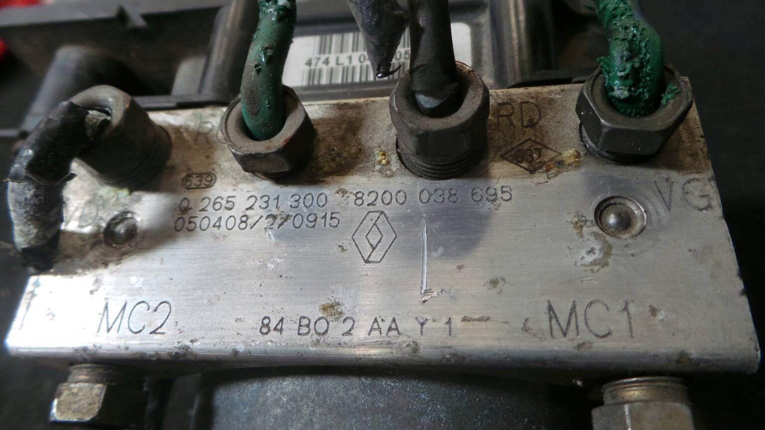 ABS RENAULT Megane II (BM0/1_, CM0/1_) Imagem-2