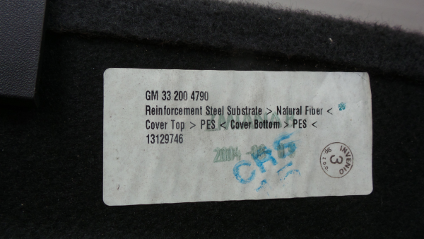 Chapeleira / tampo da mala OPEL Astra H Hatchback (L48) Imagem-6