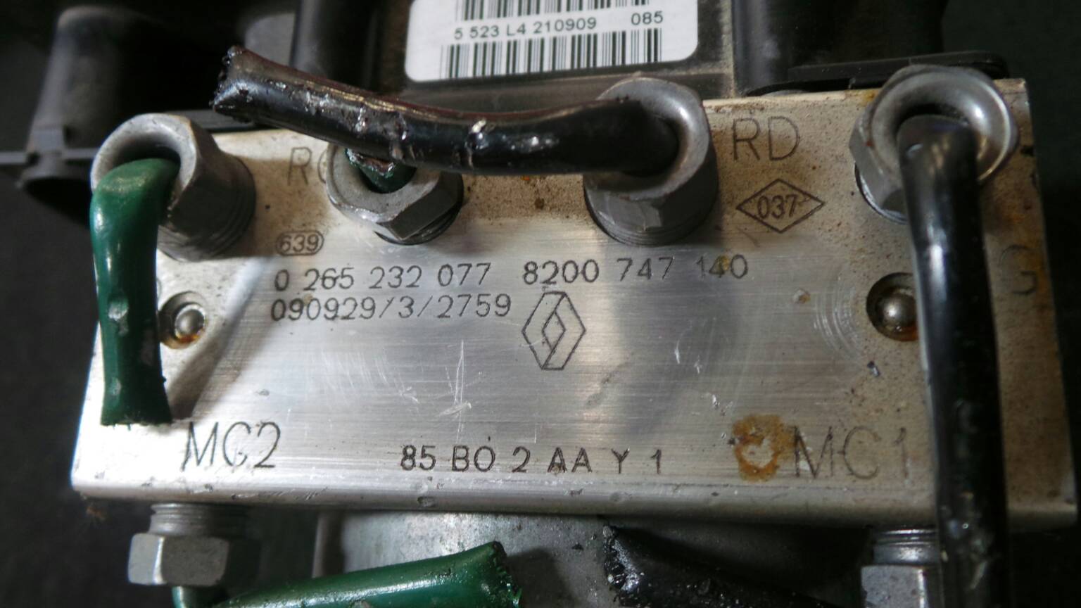ABS RENAULT Clio III (BR0/1, CR0/1) Imagem-2