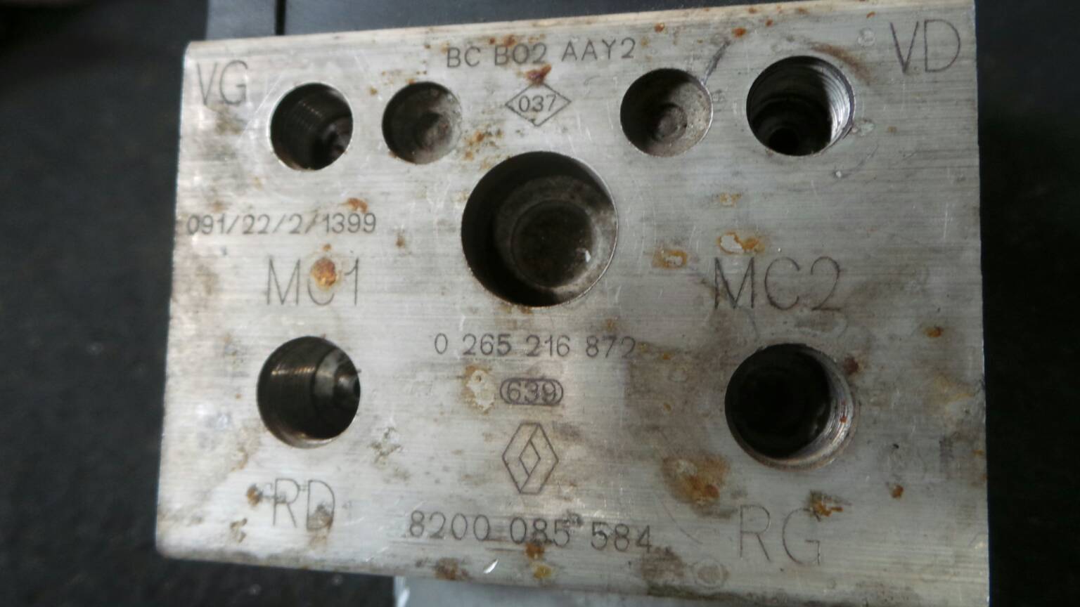 ABS RENAULT Clio II (BB0/1/2_, CB0/1/2_) Imagem-2