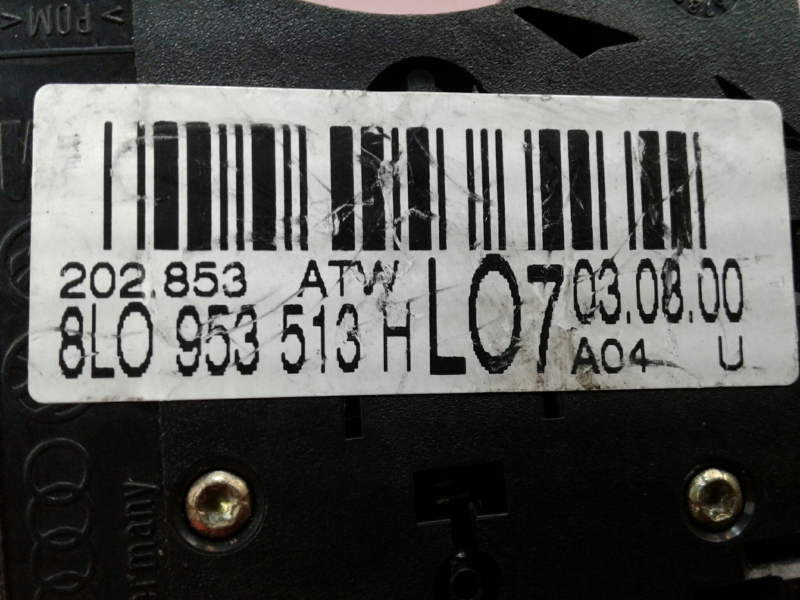 Light control stalk AUDI TT (8N3) Imagem-3