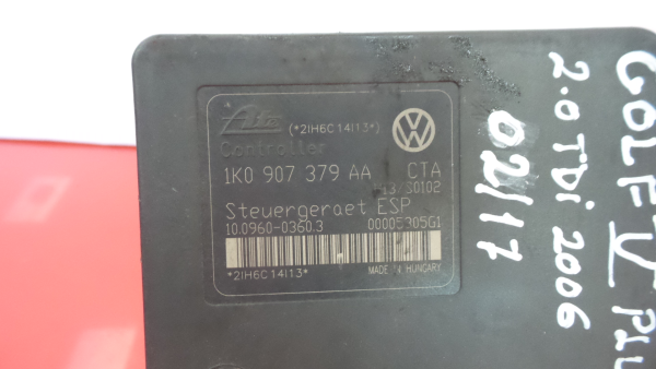 ABS VOLKSWAGEN Golf Plus (5M1, 521) Imagem-4