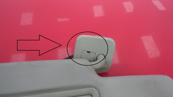 Aletta parasole destra SAAB 9-3 Sedan (YS3F) Imagem-3