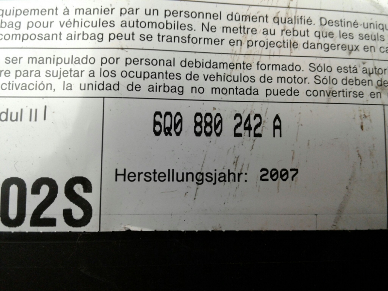 Airbag Derecho SEAT Cordoba (6L2) Imagem-1