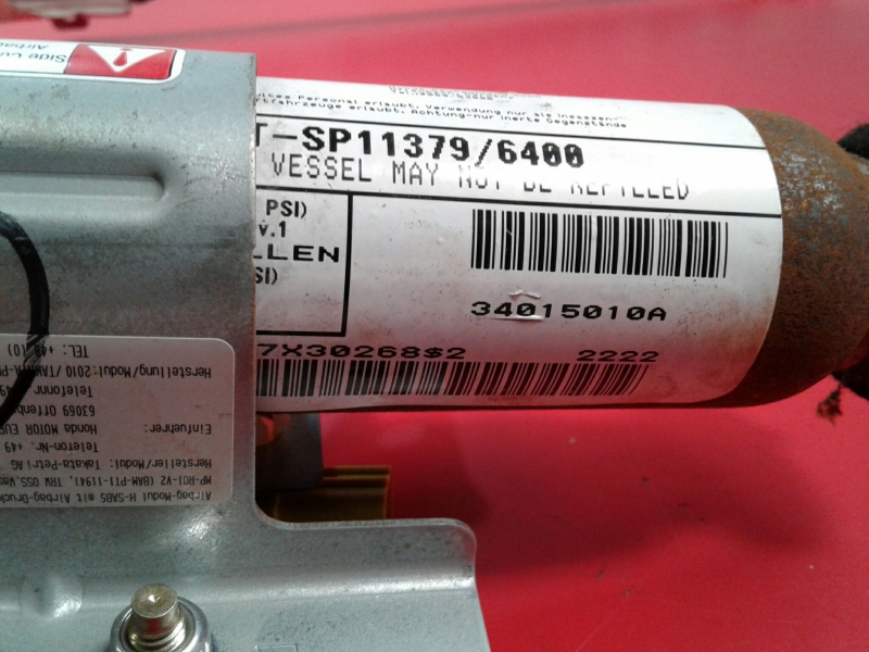 Airbag Rideau Droite HONDA Civic VIII Hatchback (FN_, FK_) Imagem-3