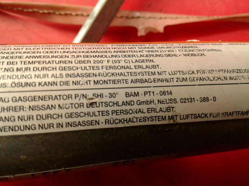 Airbag cortina esquerdo NISSAN Micra III (K12) Imagem-1