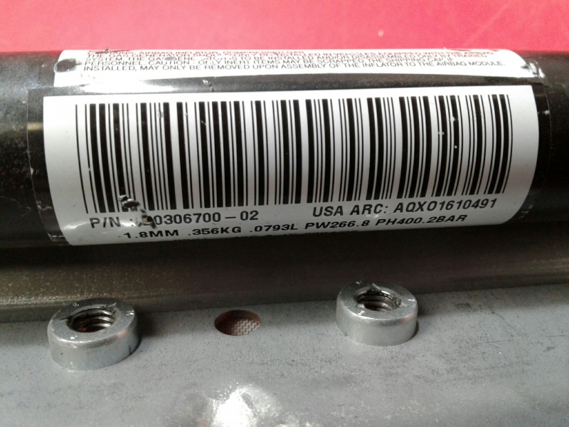 Airbag Cortina Derecho CHRYSLER Voyager IV (RG, RS) Imagem-1