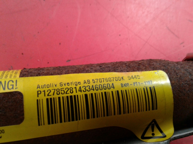 Airbag Rideau Guache SAAB 9-3 Sedan (YS3F) Imagem-1