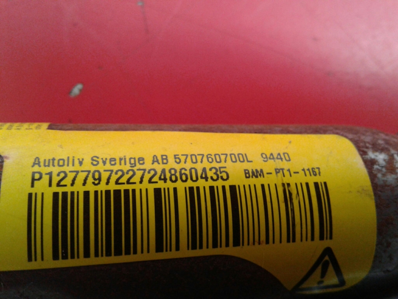 Airbag Rideau Guache SAAB 9-3 Sedan (YS3F) Imagem-1
