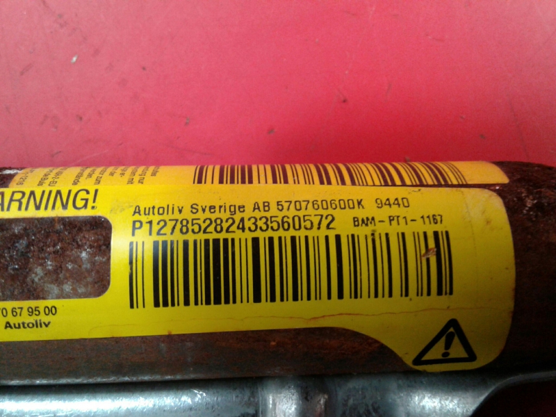 Airbag Rideau Droite SAAB 9-3 Sedan (YS3F) Imagem-1