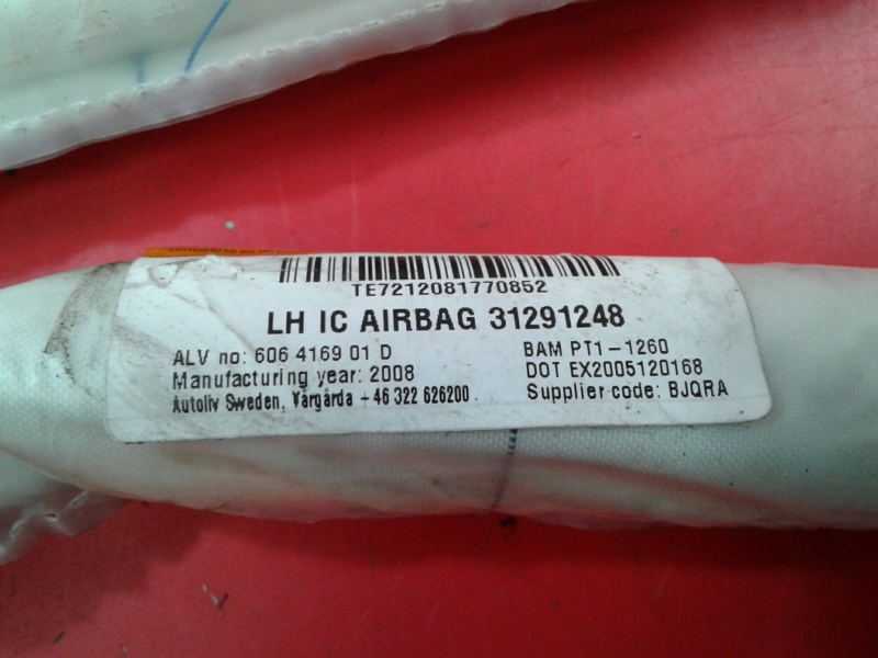 Airbag cortina esquerdo VOLVO XC70 II Imagem-1