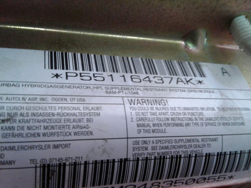 Airbag Rideau Guache JEEP Grand Cherokee II (WJ, WG) Imagem-1
