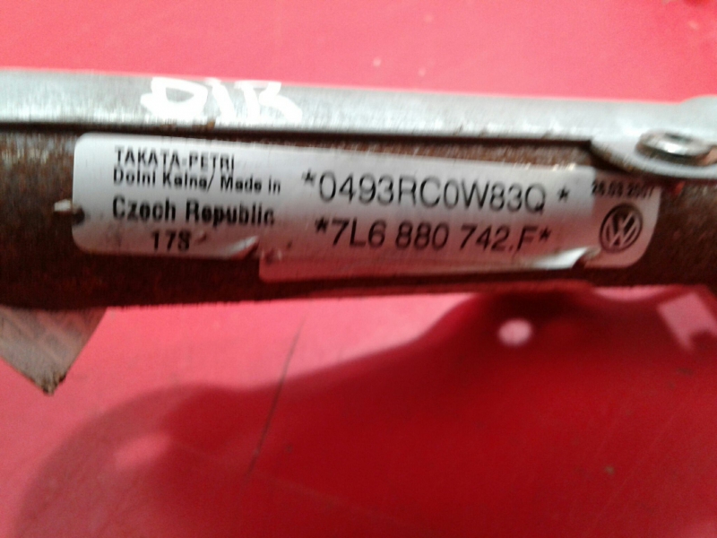 Right Curtain Airbag VOLKSWAGEN Touareg (7L) Imagem-1