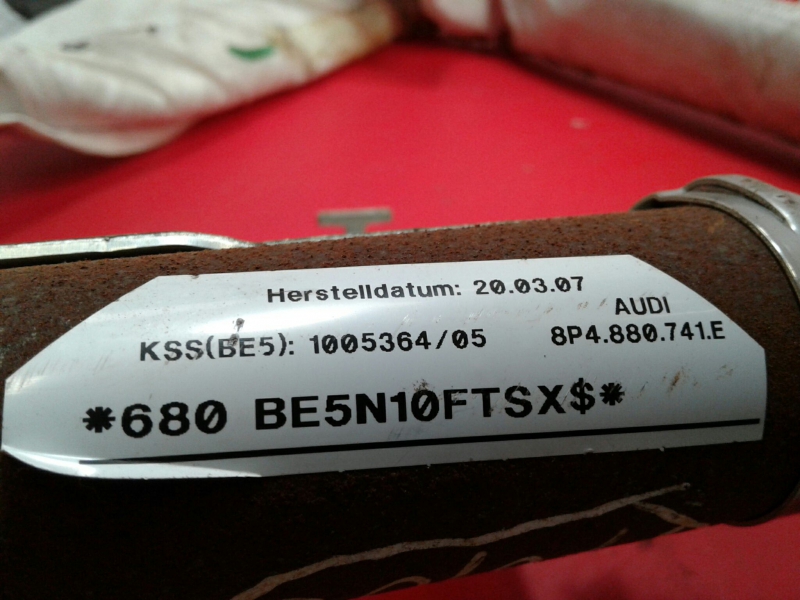 Airbag a Tendina Sinistra AUDI A3 Sportback (8PA) Imagem-2