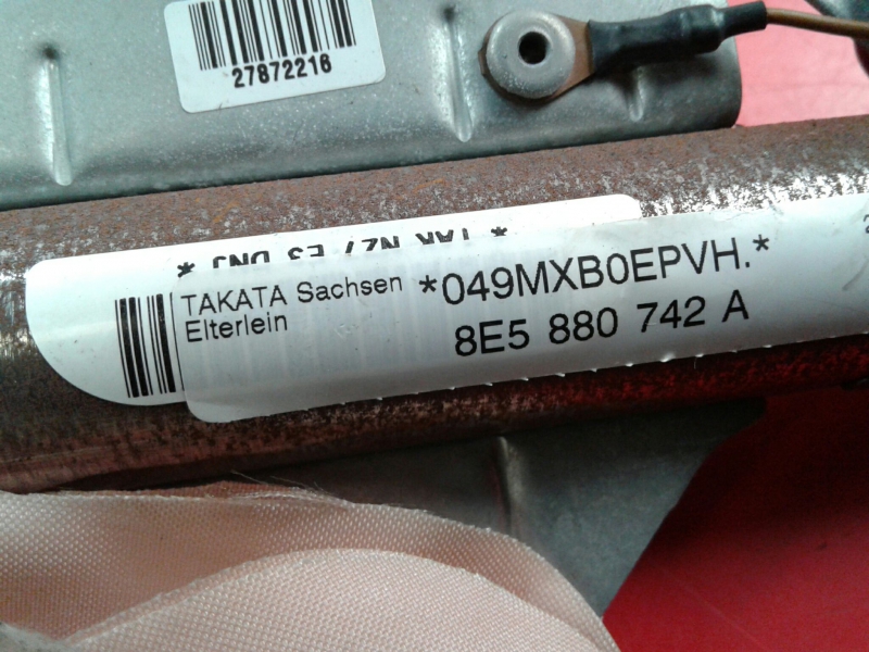 Right Curtain Airbag AUDI A4 (8E2, B6) Imagem-2