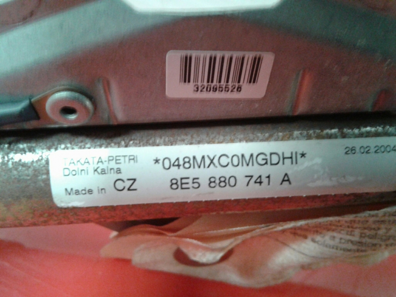 Airbag cortina esquerdo AUDI A4 (8E2, B6) Imagem-1
