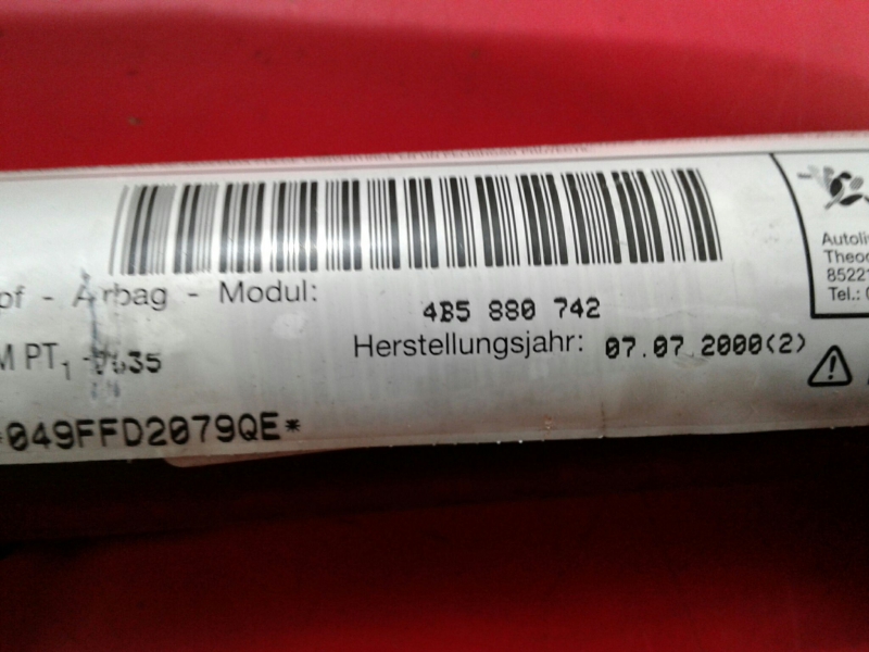 Airbag a Tendina Destra AUDI A6 (4B2, C5) Imagem-2
