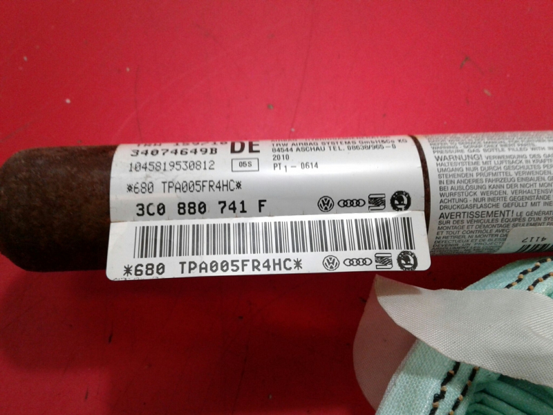 Airbag cortina esquerdo VOLKSWAGEN Passat Variant (3C5) Imagem-2