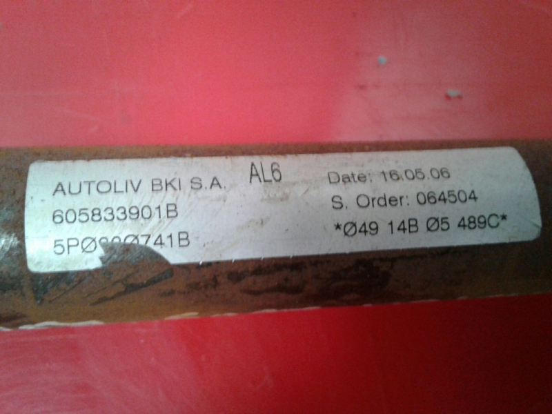 Airbag cortina esquerdo SEAT Altea (5P1) Imagem-1