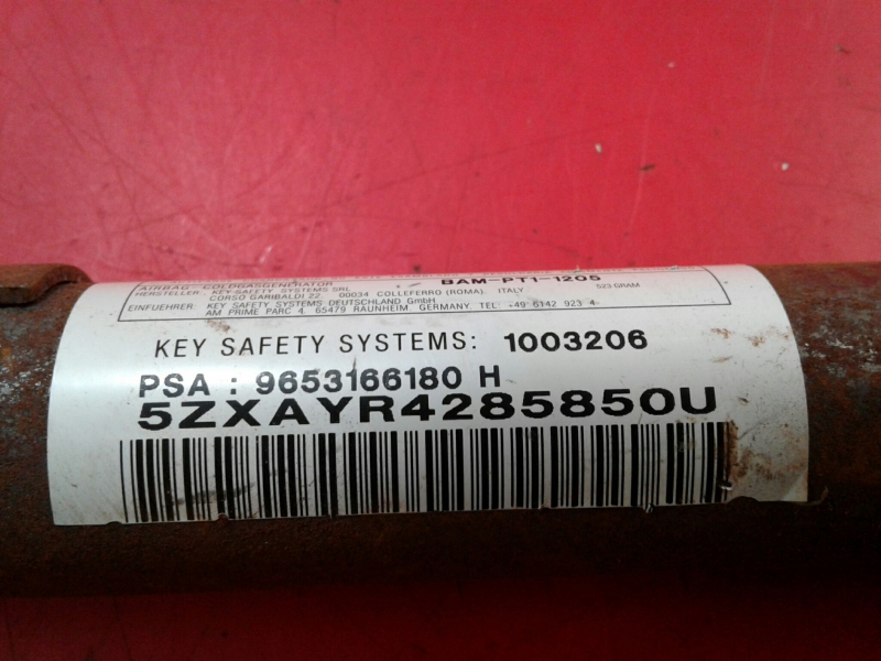 Airbag cortina esquerdo PEUGEOT 307 (3A/C) Imagem-2