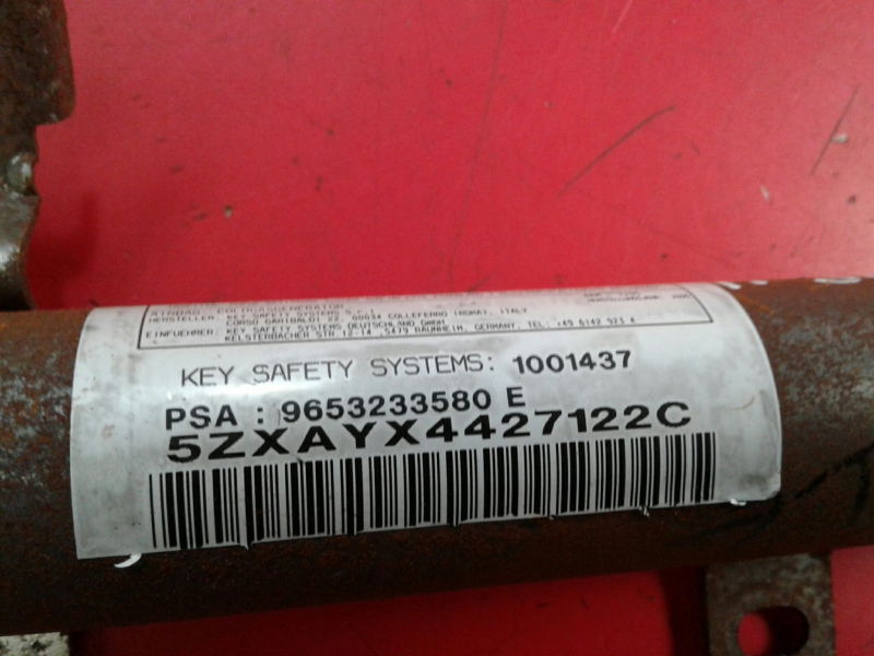 Airbag cortina esquerdo PEUGEOT 307 SW (3H) Imagem-2