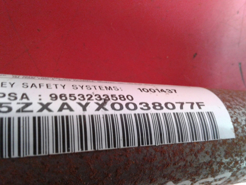 Airbag cortina esquerdo PEUGEOT 307 SW (3H) Imagem-2