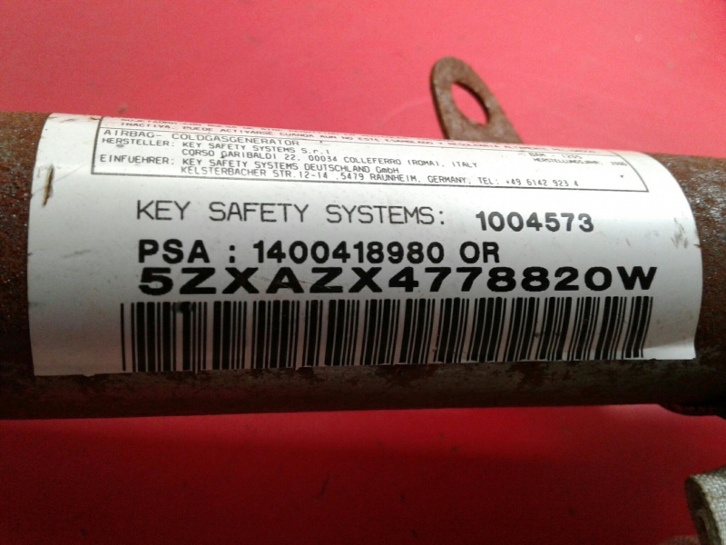 Airbag cortina esquerdo CITROËN C8 (EA_, EB_) Imagem-2