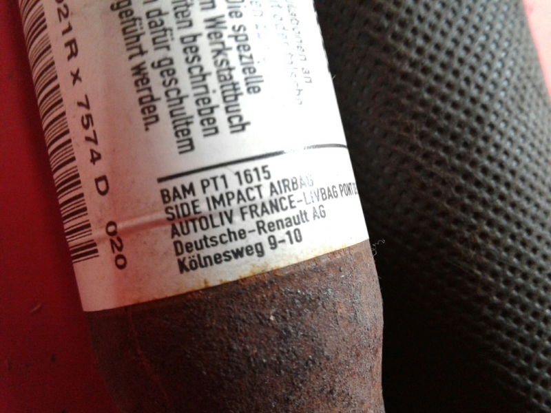 Airbag cortina esquerdo RENAULT Megane III (BZ0_) Imagem-1