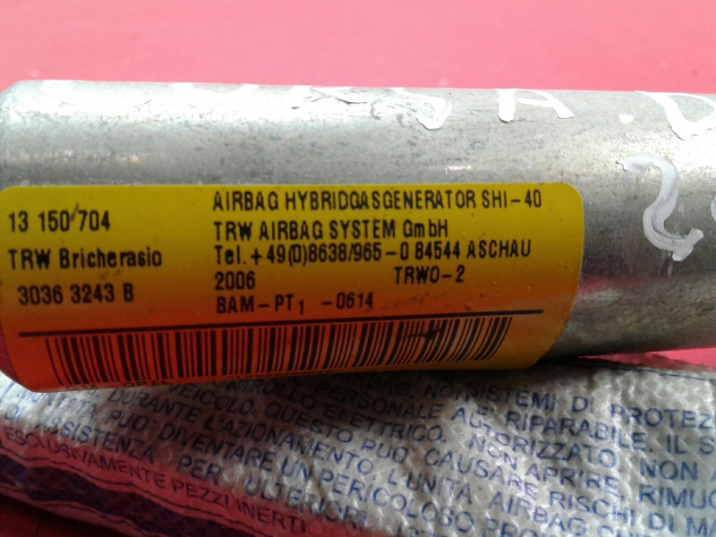 Airbag cortina esquerdo OPEL Corsa D Imagem-2