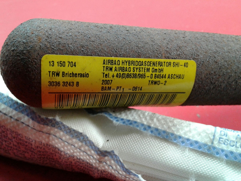 Airbag cortina esquerdo OPEL Corsa D Imagem-2