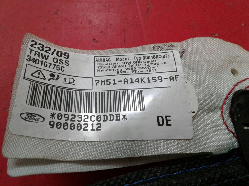 Airbag cortina esquerdo FORD Focus II (DA_) Imagem-2
