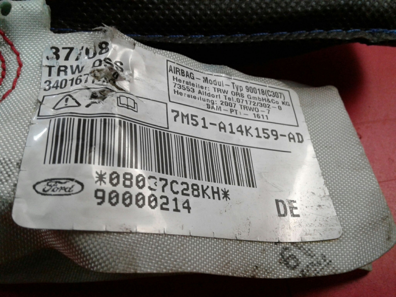 Airbag cortina esquerdo FORD Focus II (DA_) Imagem-2